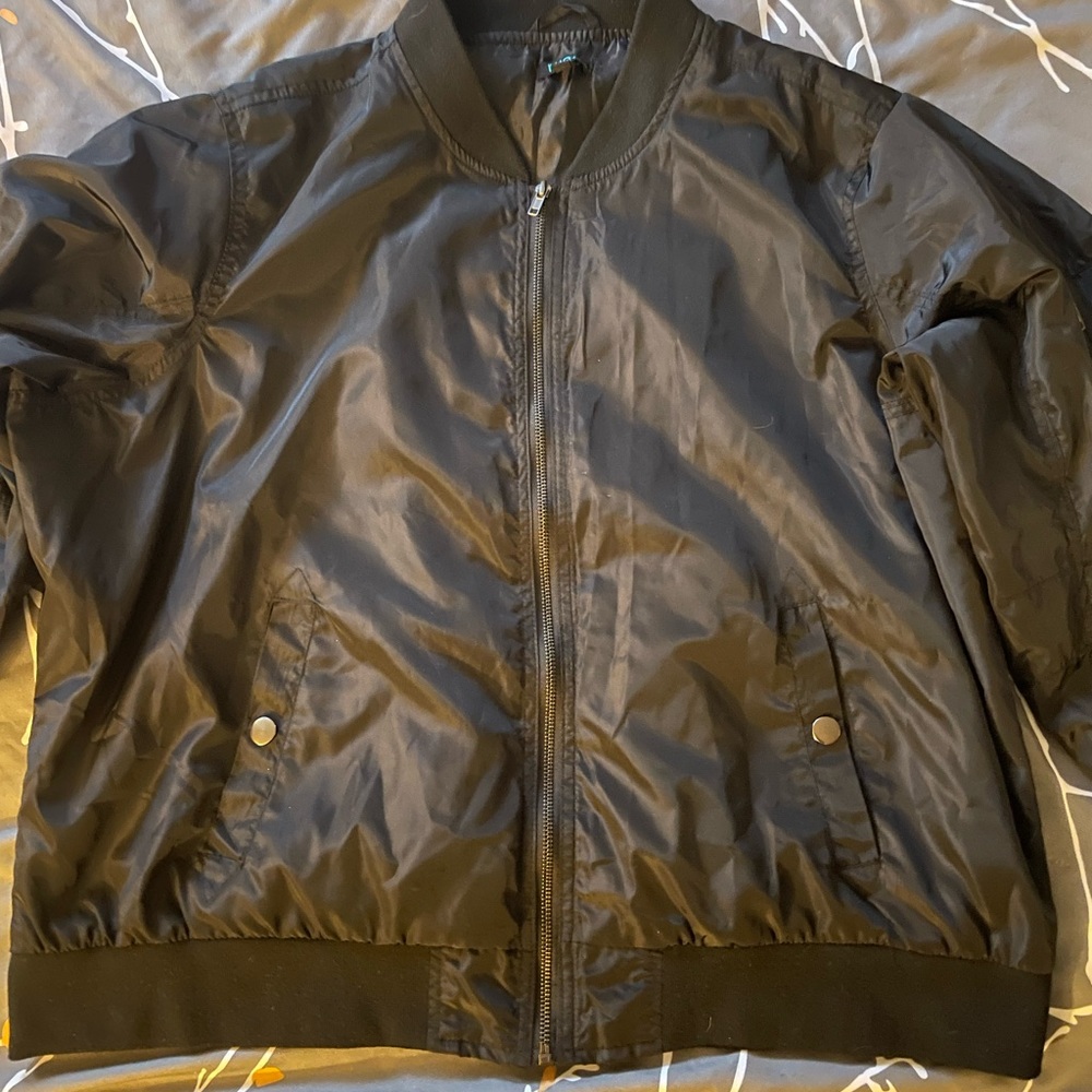 Women’s plus size bomber jacket